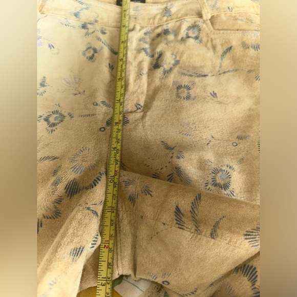 1980s Suede pants sz 10 - Picture 5 of 9